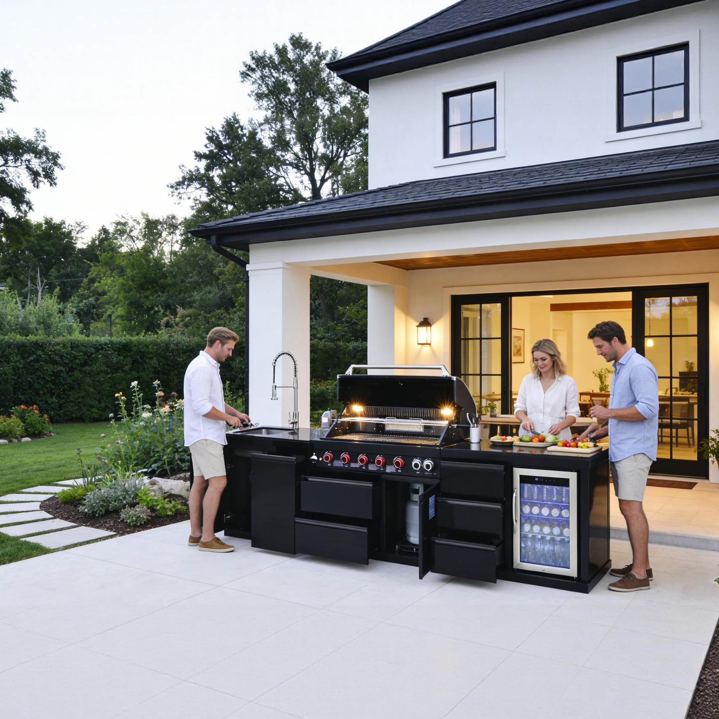 114 Inch Propane Gas BBQ Grill