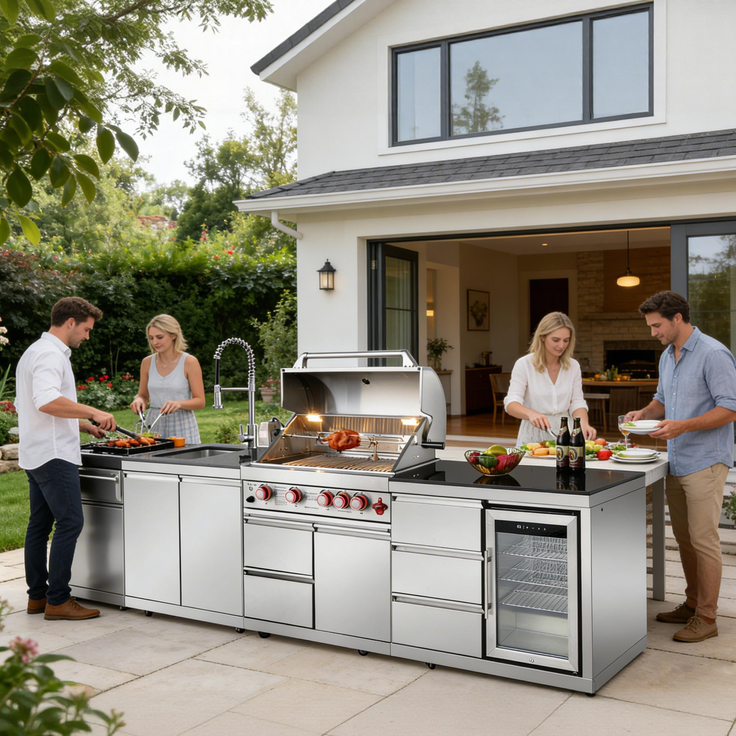 Propane Gas BBQ Grill 59500 BTU
