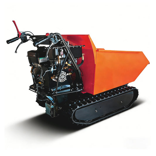 1100 lb Loading Capacity Track Barrow with Hydraulic Assist