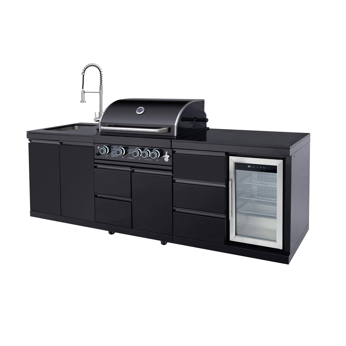102.4 Inch 4 Burner Propane Gas BBQ Grill