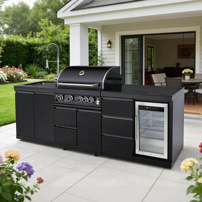 102.4 Inch 4 Burner Propane Gas BBQ Grill
