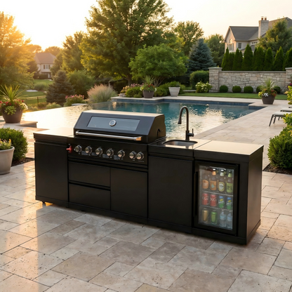 102" Multifunctional Deluxe Gas Grill