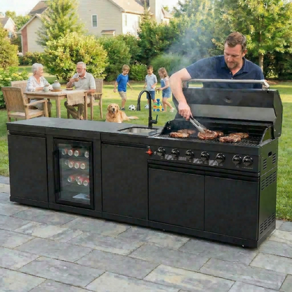 102" Multifunctional Deluxe Gas Grill