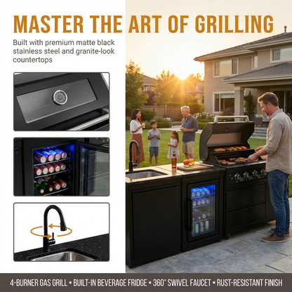 104“ Deluxe Outdoor Gas Grill