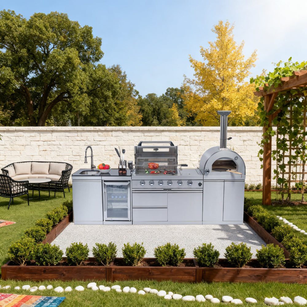 112-Inch 108000- BTU Multi-function Barbecue Grill