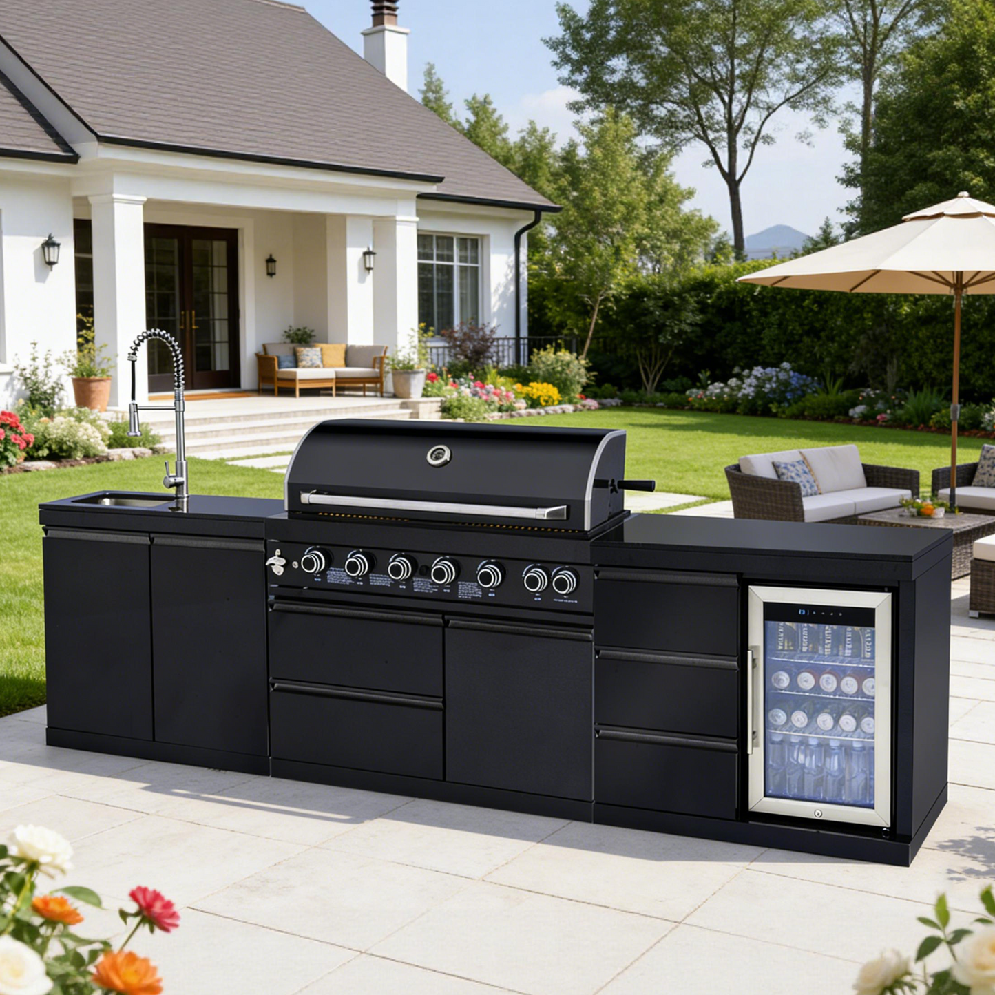 114 Inch Propane Gas BBQ Grill