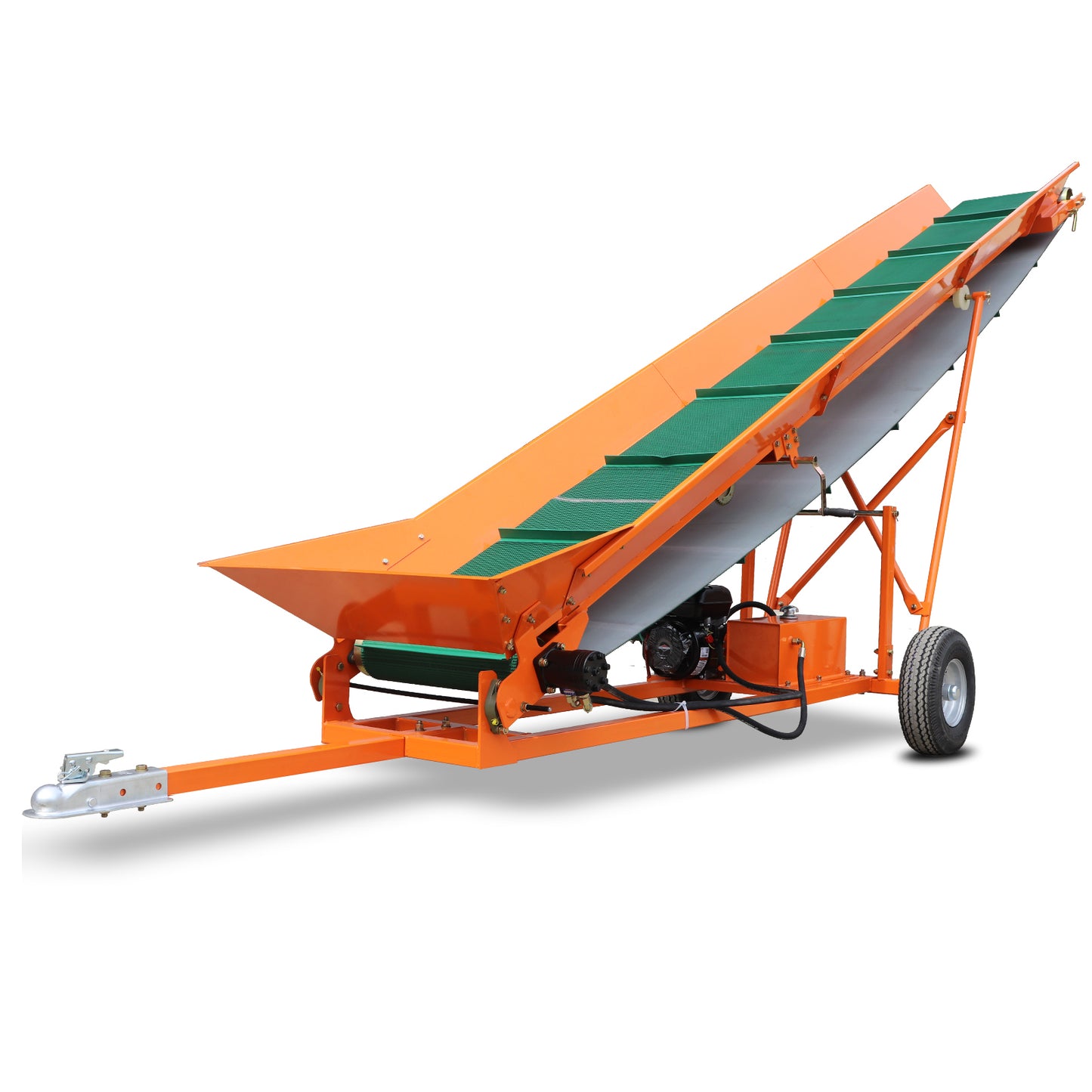 12-Inch Width PVC Belt Firewood Conveyor