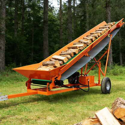 12-Inch Width PVC Belt Firewood Conveyor