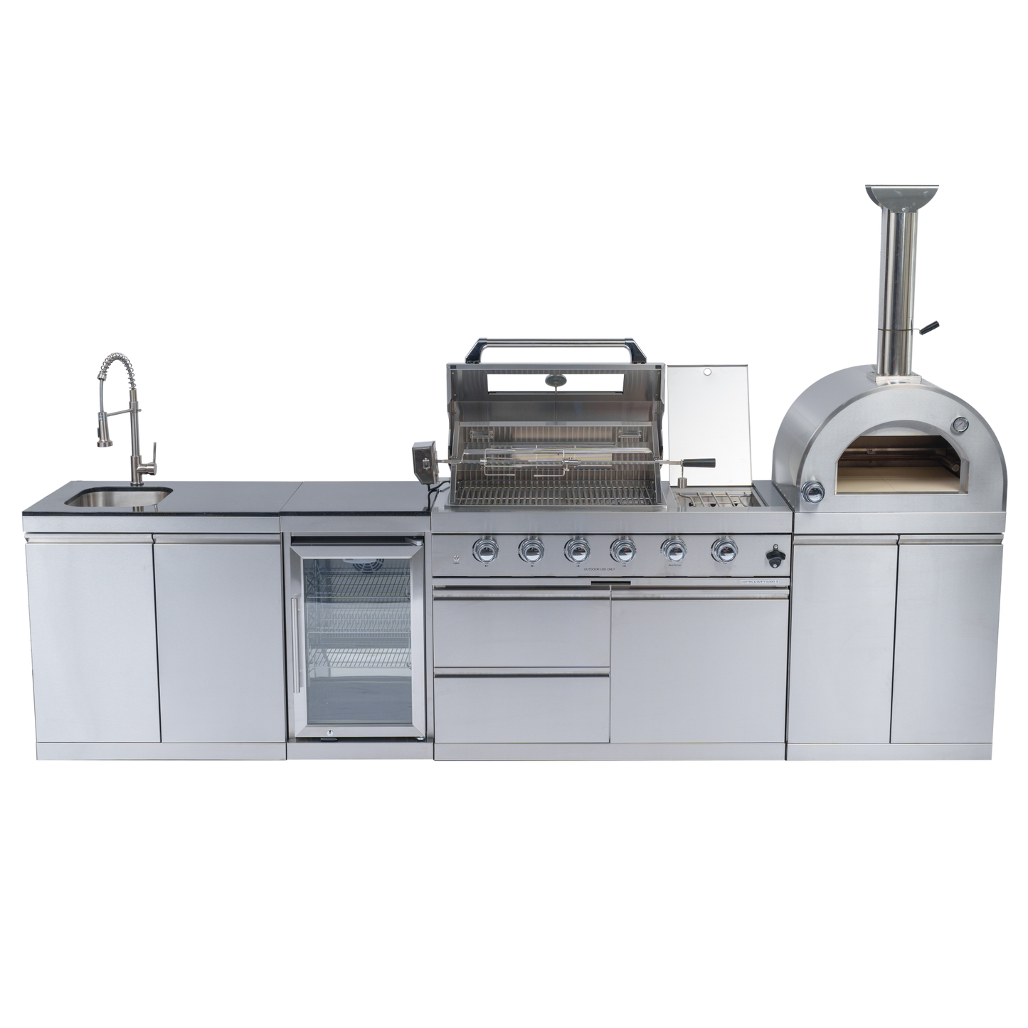 125-Inch 108000- BTU Multi-function Barbecue Grill