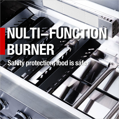 128-Inch 120000- BTU Multi-function Barbecue Grill