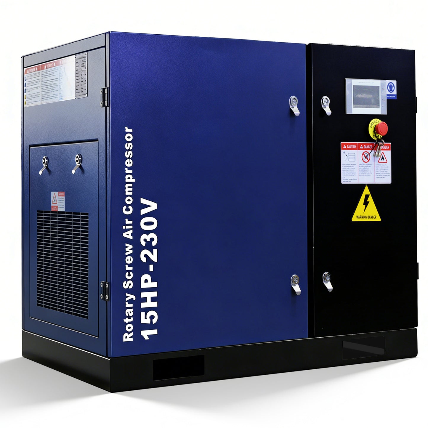15HP Rotary Screw Air Compressor 56 CFM 125PSI 230V 3PHASE 60HZ
