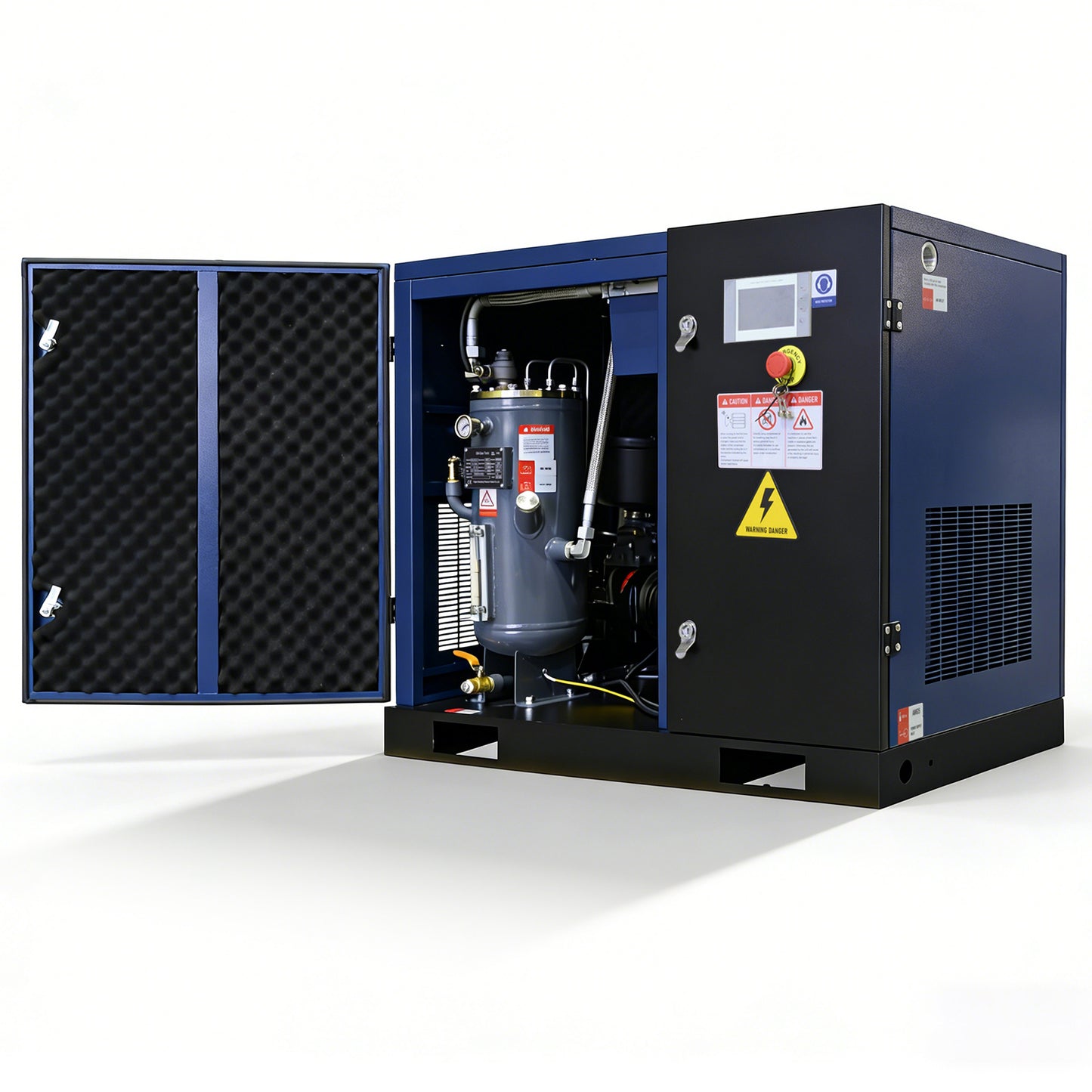 15HP Rotary Screw Air Compressor 56 CFM 125PSI 230V 3PHASE 60HZ