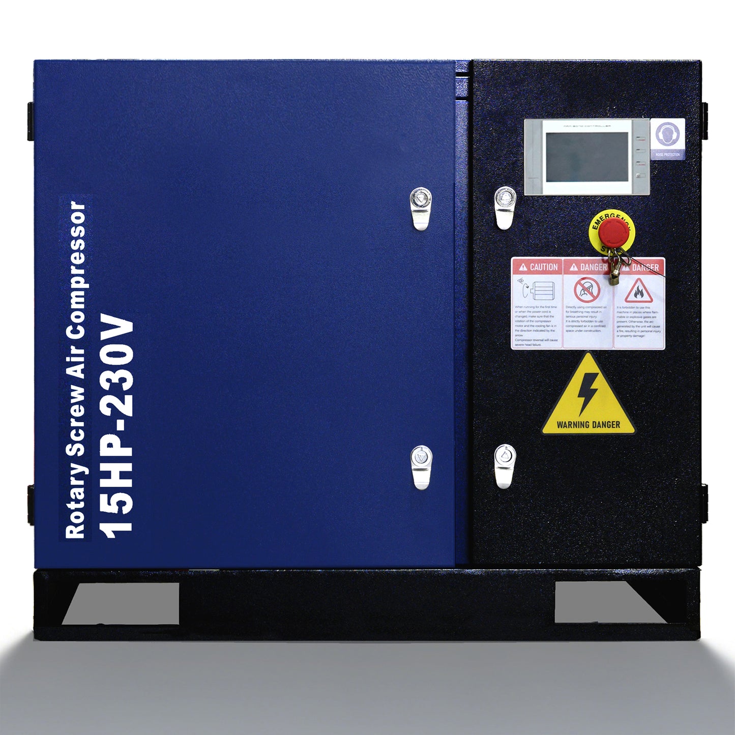 15HP Rotary Screw Air Compressor 56 CFM 125PSI 230V 3PHASE 60HZ