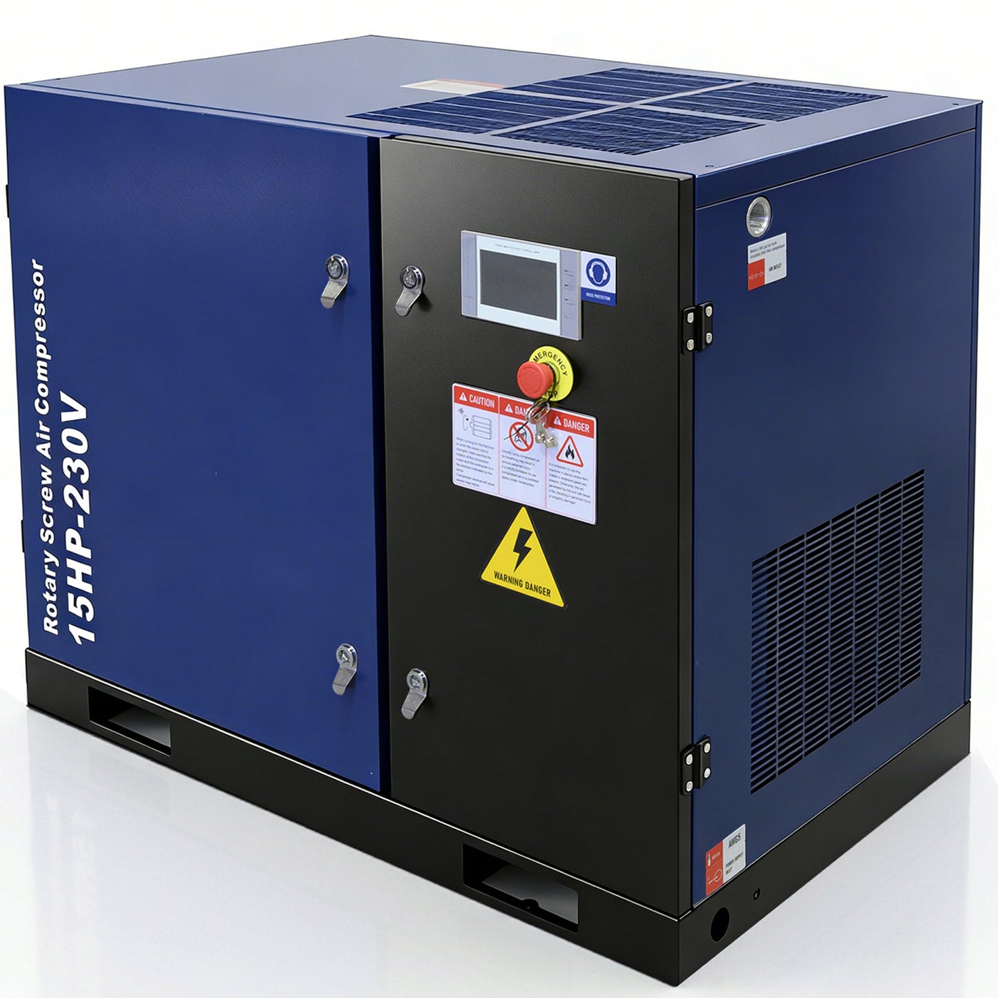 15HP Rotary Screw Air Compressor 56 CFM 125PSI 230V 3PHASE 60HZ