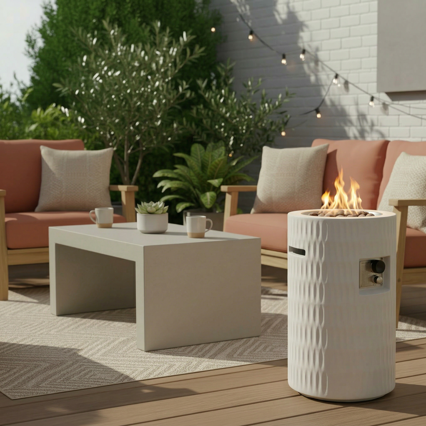26" Outdoor Propane Fire Pit