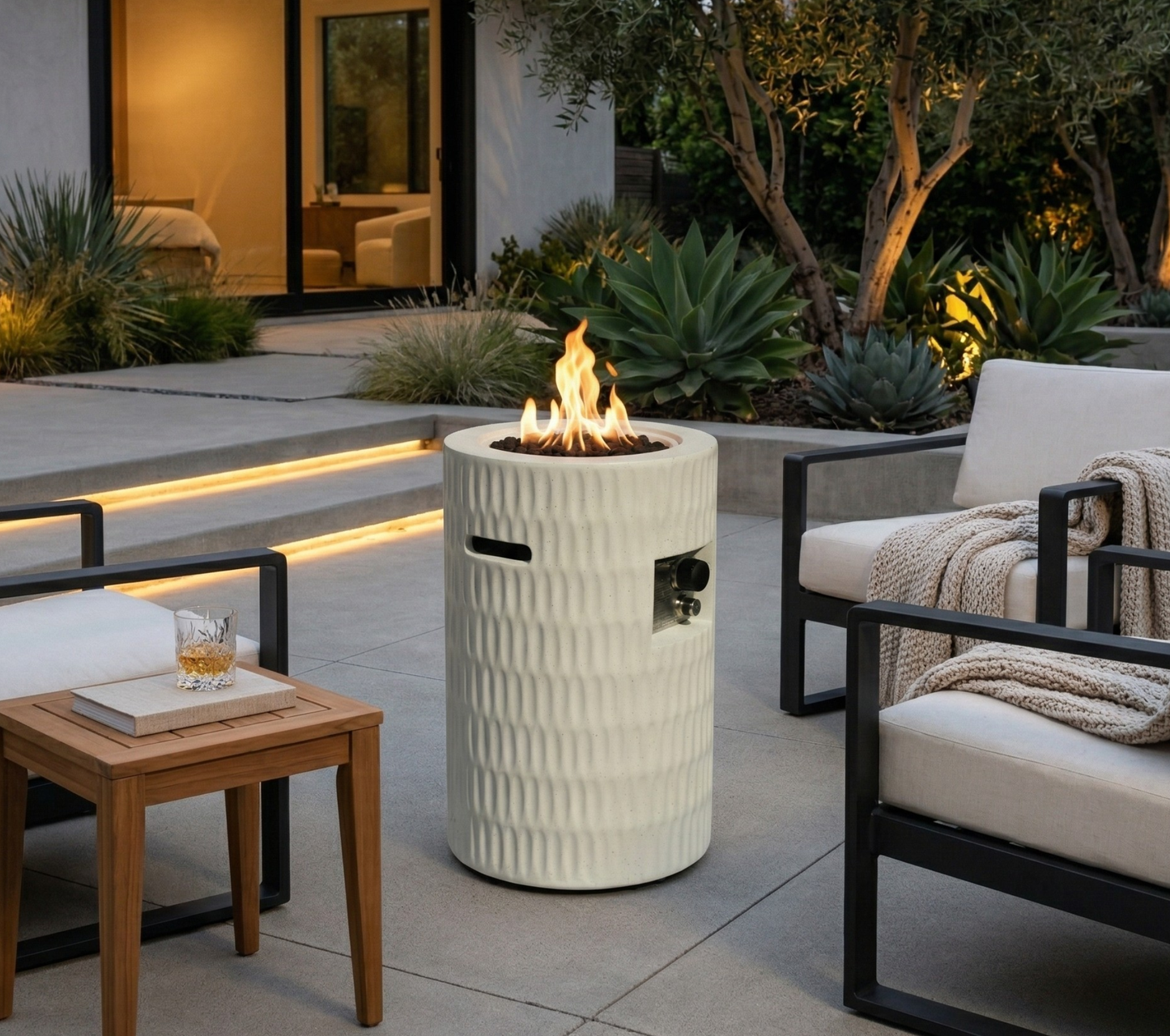 26" Outdoor Propane Fire Pit