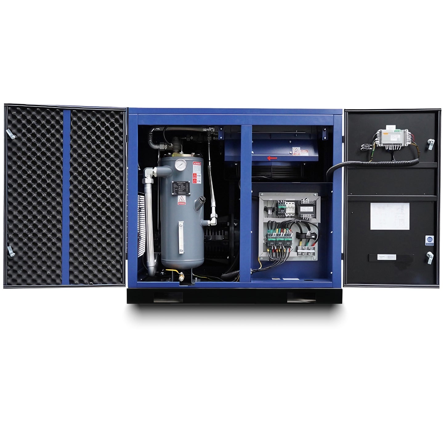 30HP Rotary Screw Air Compressor 123CFM 125PSI 460V 3PHASE 60HZ Fixed Speed Compressor