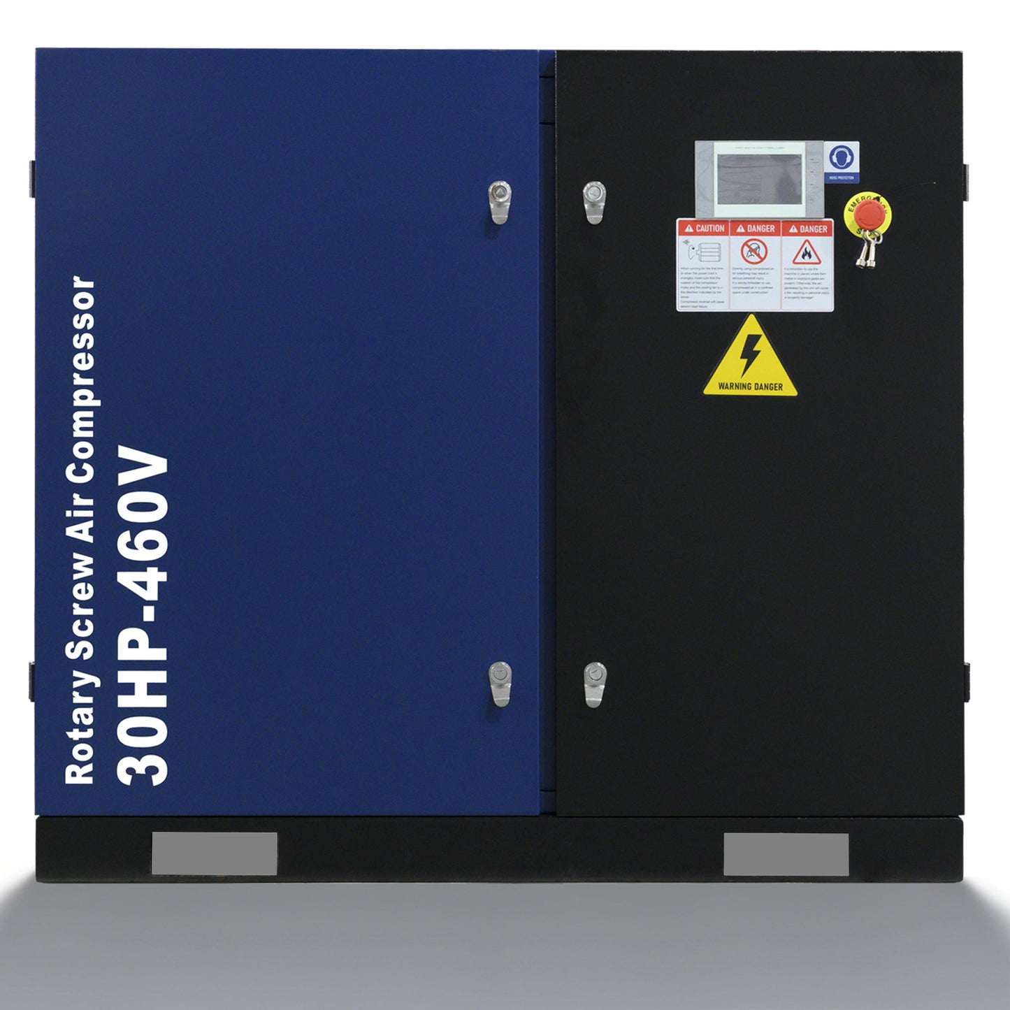 30HP Rotary Screw Air Compressor 123CFM 125PSI 460V 3PHASE 60HZ Fixed Speed Compressor