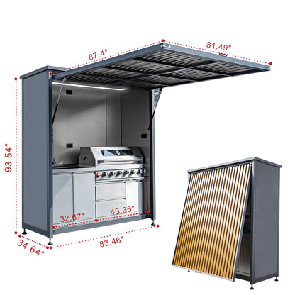 3FTx7FT 90000 BTU BBQ Gas Grill