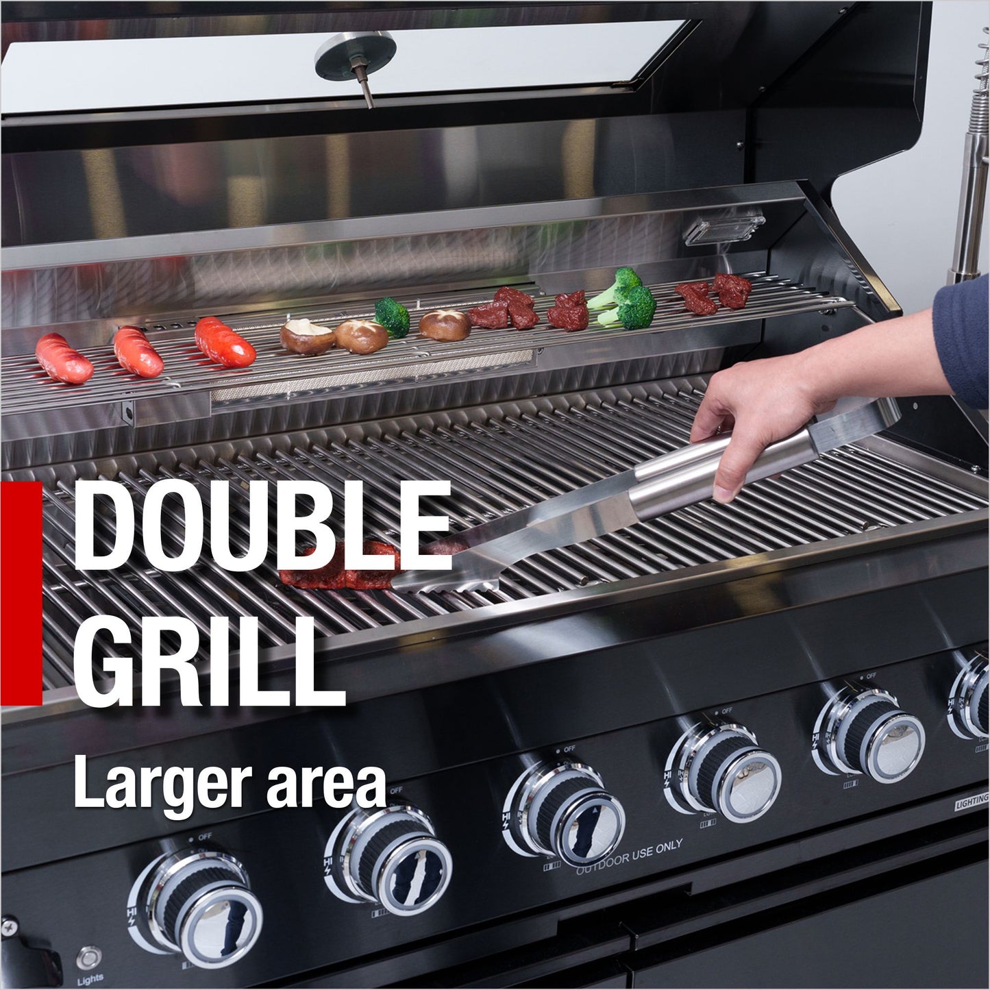 4-Burner 72000 BTU Stainless Steel Gas Grill