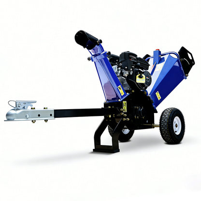 4-Inch 208cc 6.5HP Gas Powered Wood Chipper