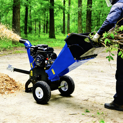 4-Inch 208cc 6.5HP Gas Powered Wood Chipper
