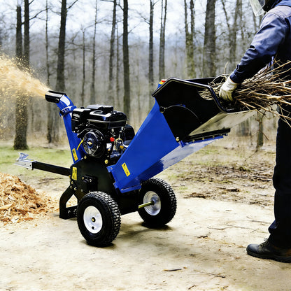 4-Inch 208cc 6.5HP Gas Powered Wood Chipper