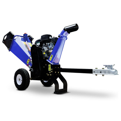 4-Inch 208cc 6.5HP Gas Powered Wood Chipper
