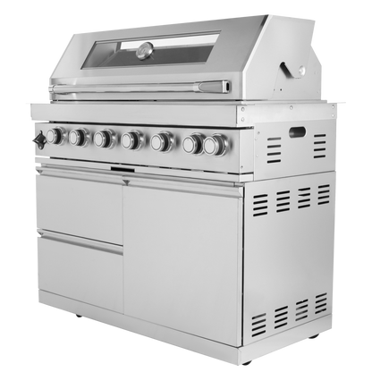 43-Inch 6-Burner 85000 BTU Stainless Steel Gas Grill
