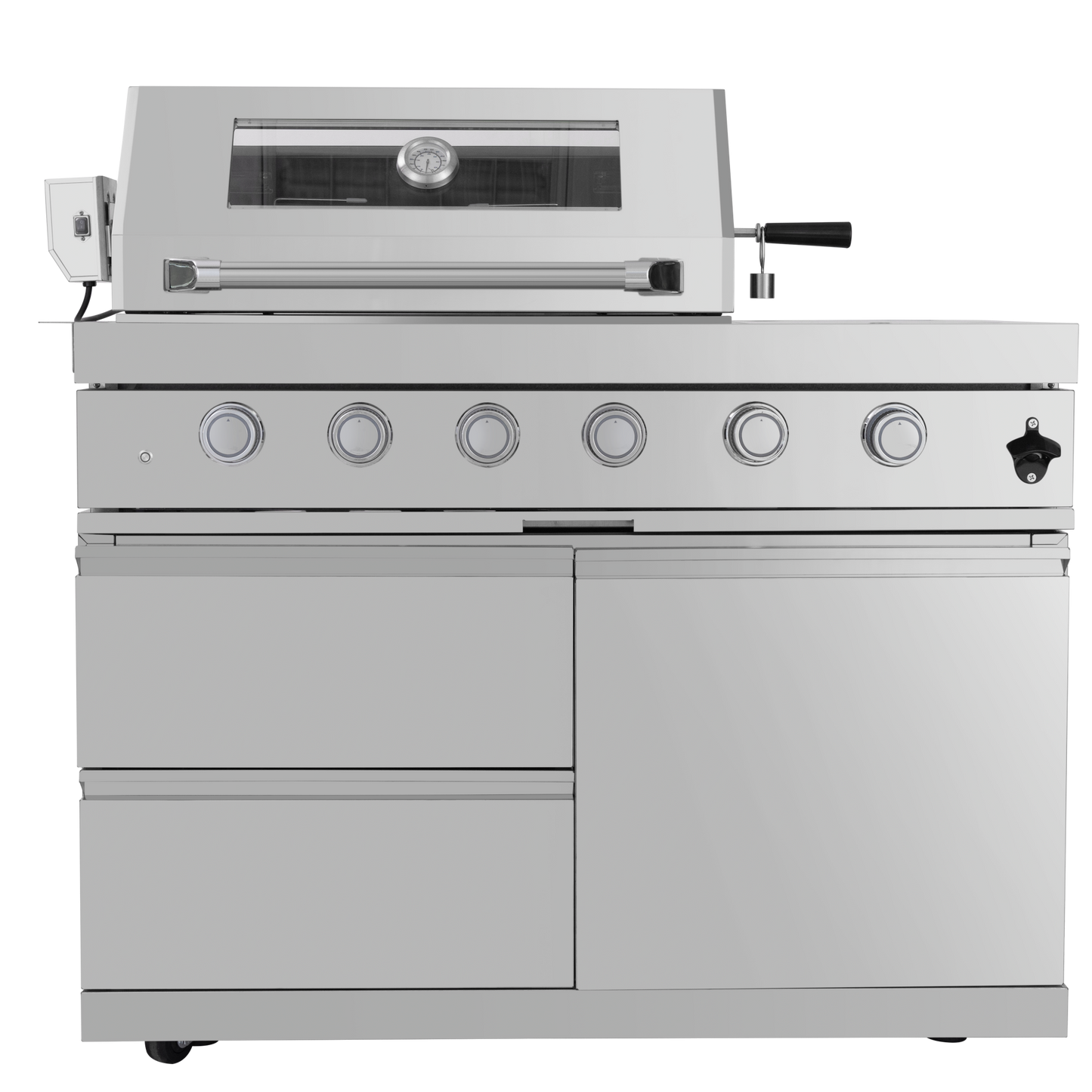 4 Burners Gas Grill Stainless Steel Outdoor Kitchen Islands