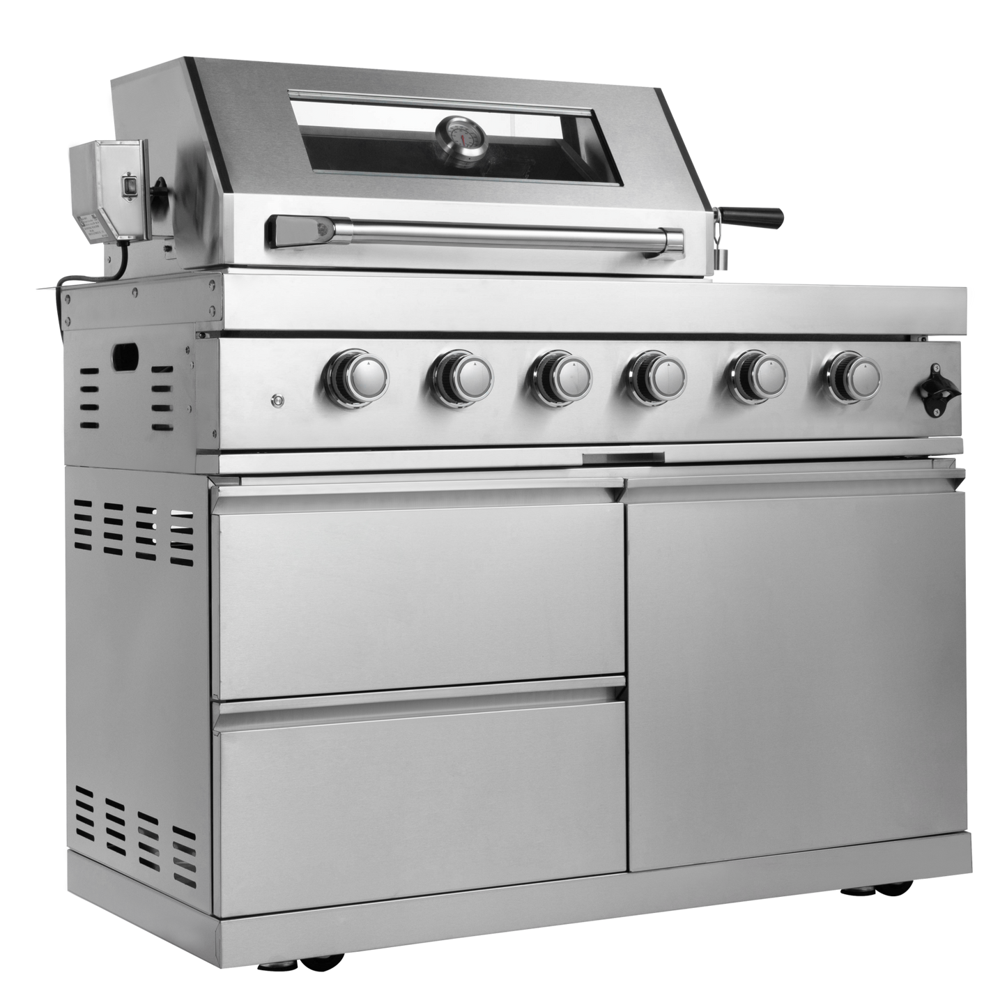 4 Burners Gas Grill Stainless Steel Outdoor Kitchen Islands