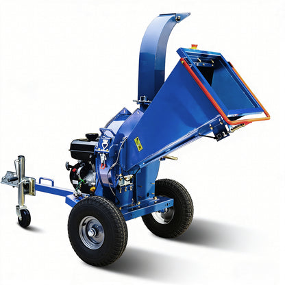 5-Inch 420cc 15HP Gas Powered Disc Wood Chipper