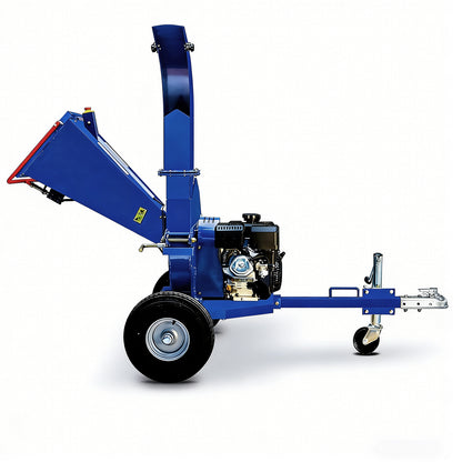 5-Inch 420cc 15HP Gas Powered Disc Wood Chipper