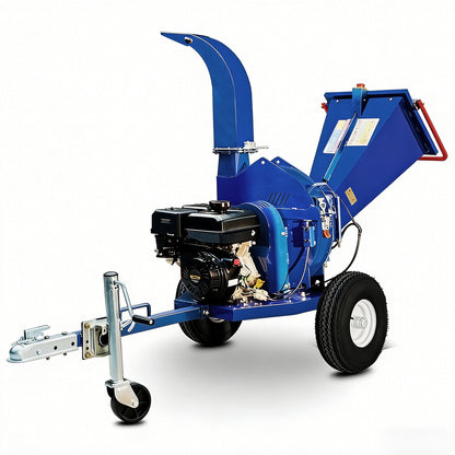 5-Inch 420cc 15HP Gas Powered Disc Wood Chipper