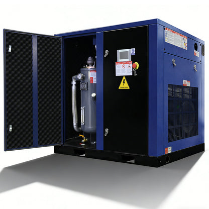 50HP Rotary Screw Air Compressor 219CFM 125PSI 460V 3PHASE 60HZ Fixed Speed Compressor
