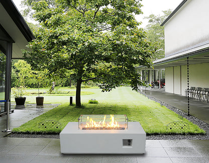 52 Inch Outdoor Concrete Propane Fire Pit