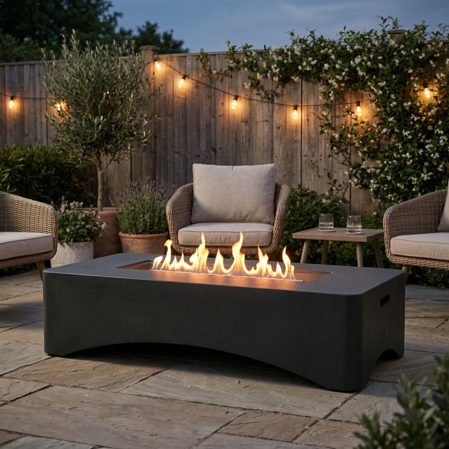 56 Propane Fire Pit Table