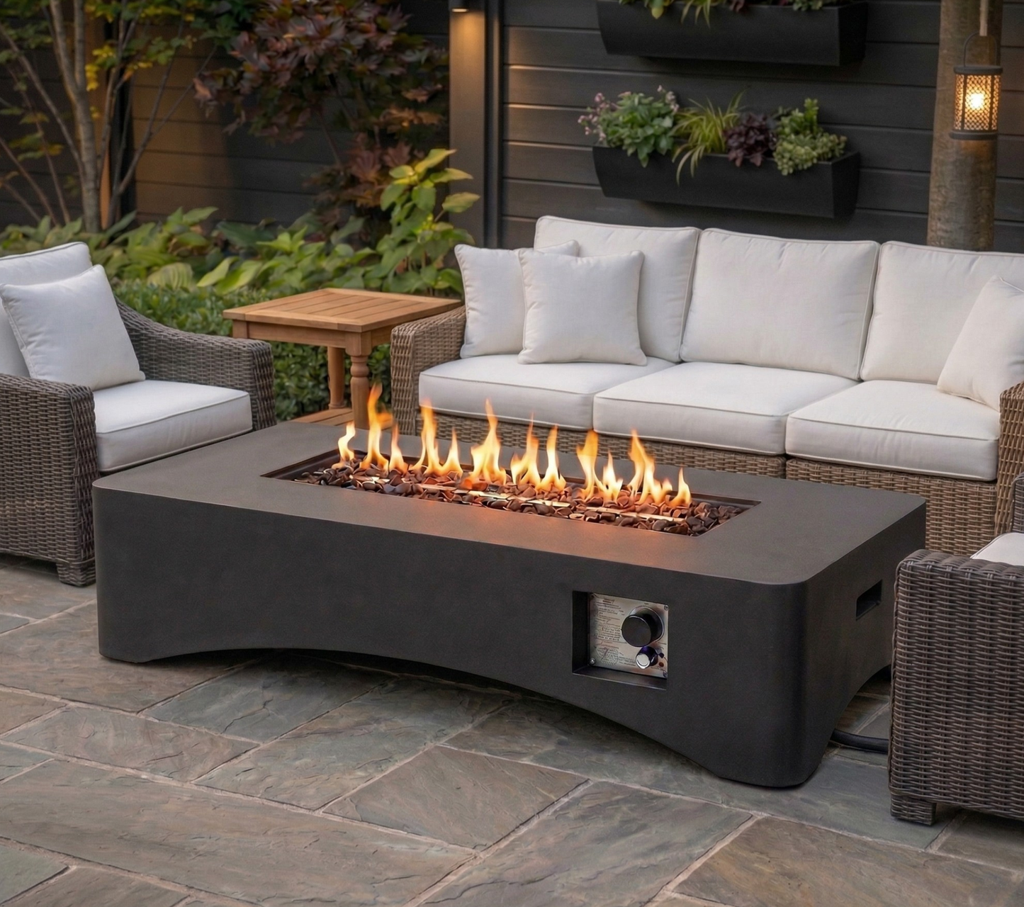 56 Propane Fire Pit Table