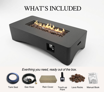 56 Propane Fire Pit Table