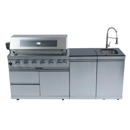6-Burner 85000 BTU Deluxe Stainless Steel Gas Grill