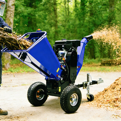 6-Inch 420cc 15HP Gas Powered Wood Chipper