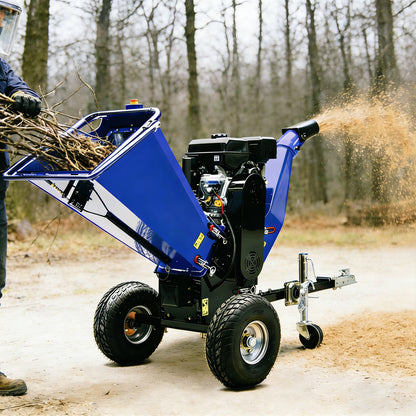6-Inch 420cc 15HP Gas Powered Wood Chipper
