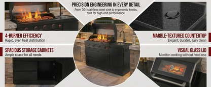 65-Inch Deluxe Gas Grill