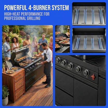 65-Inch Deluxe Outdoor Gas Grill
