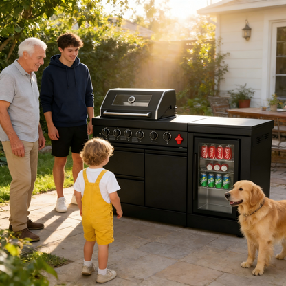 65-Inch Deluxe Stainless Steel Gas Grill