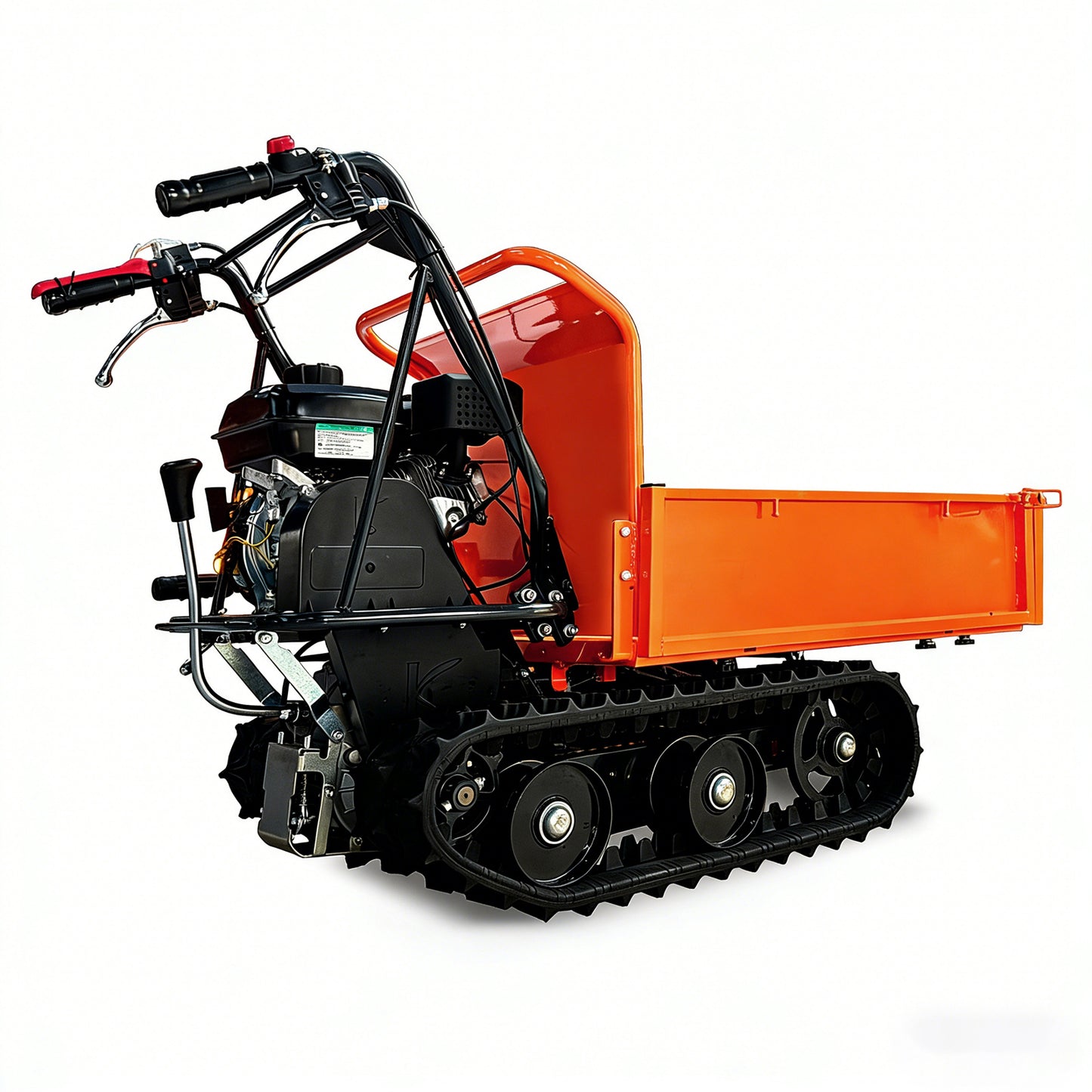 660 lb Gas Powered Loading Capacity Track Barrow