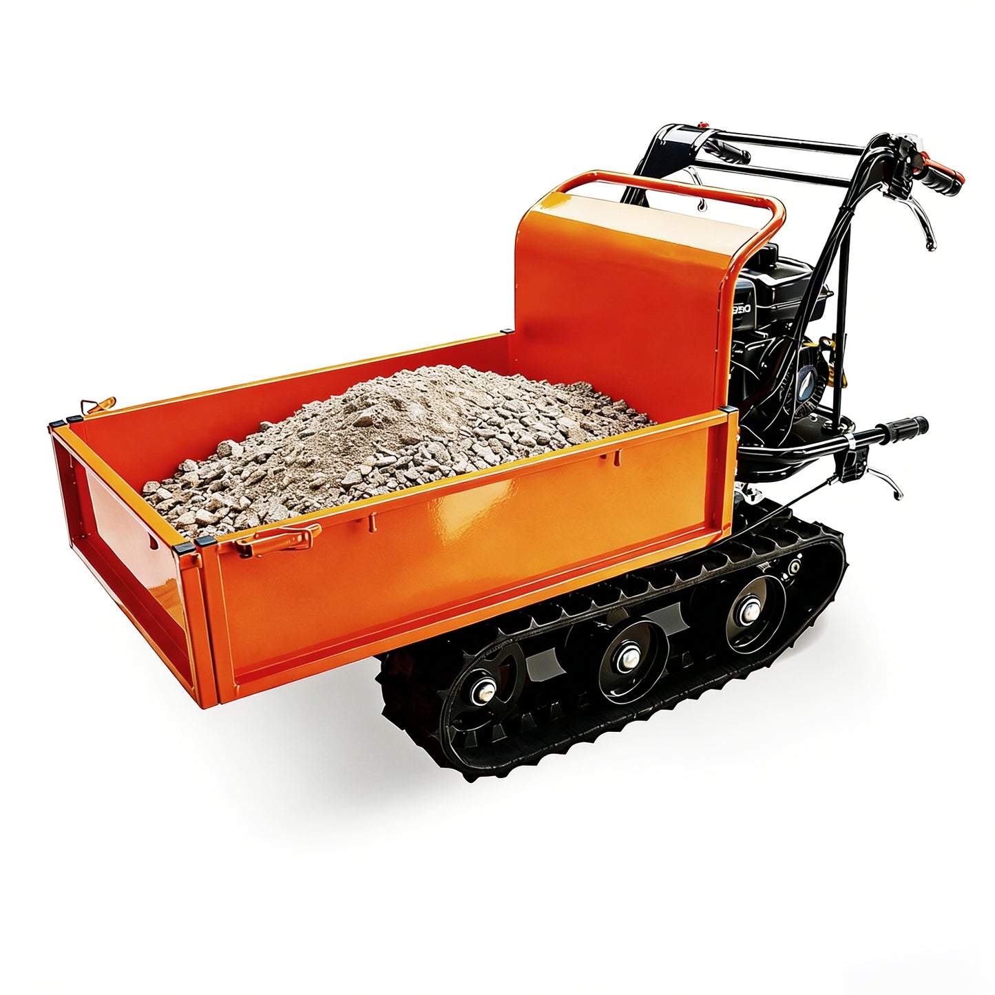 660 lb Gas Powered Loading Capacity Track Barrow