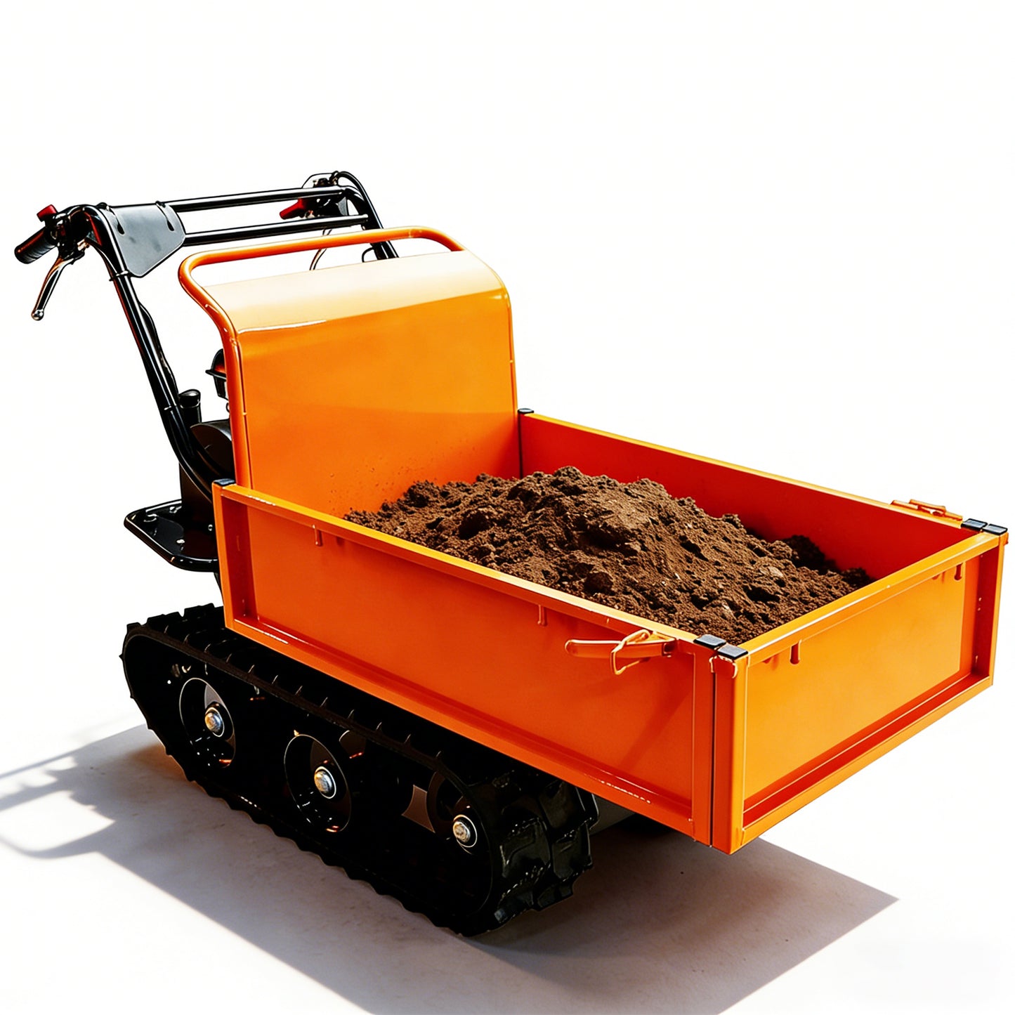 660 lb Gas Powered Loading Capacity Track Barrow