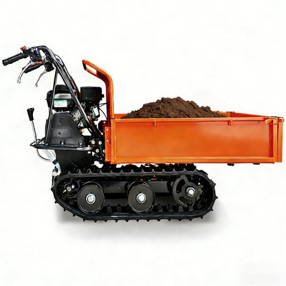 660 lb Gas Powered Loading Capacity Track Barrow