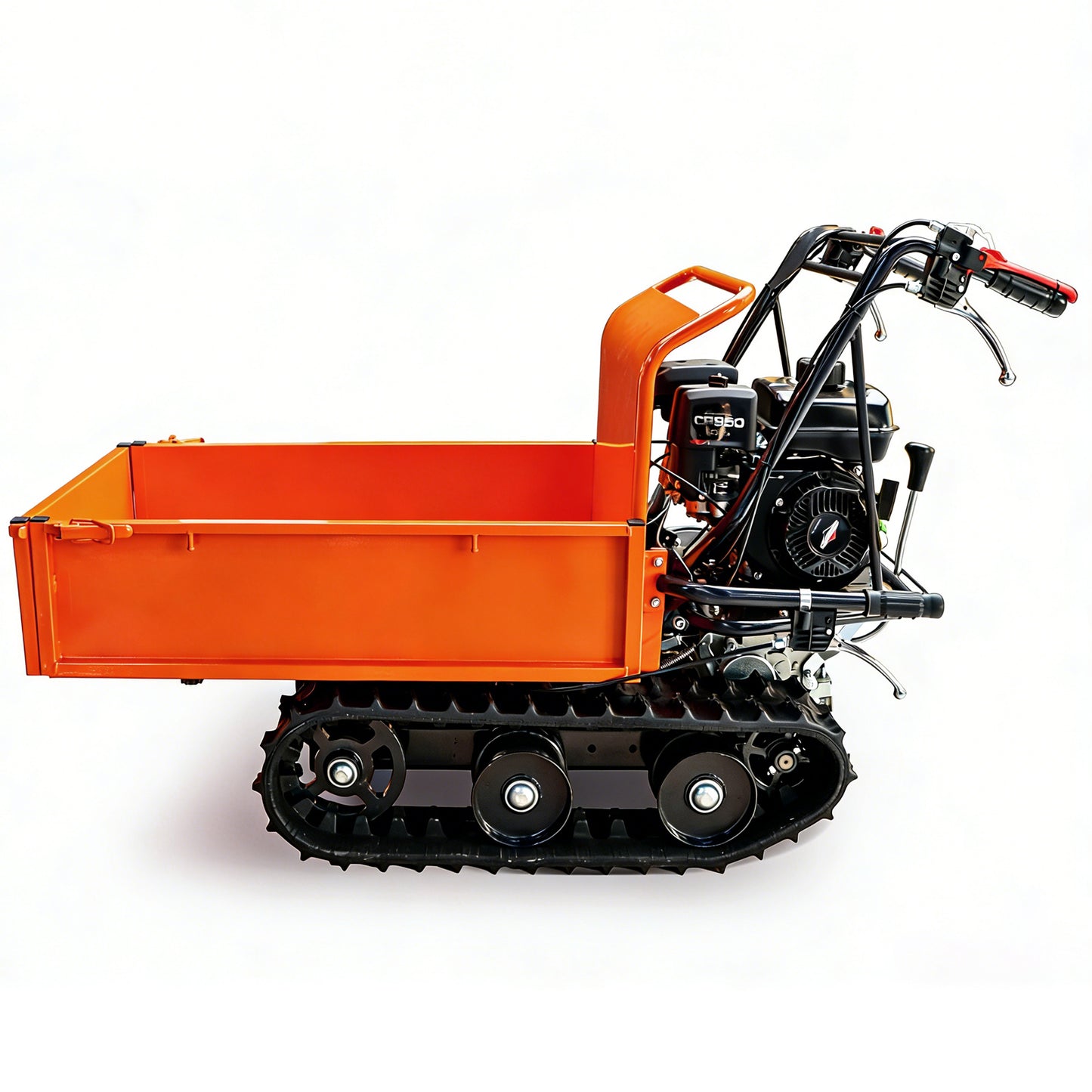 660 lb Gas Powered Loading Capacity Track Barrow